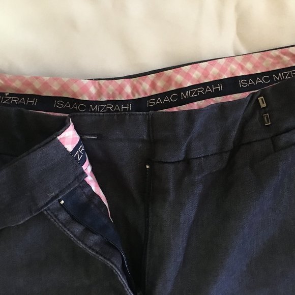 Isaac Mizrahi For Target Dress Pants - Wide Leg - Navy Blue - Women Size 12 - Picture 4 of 7